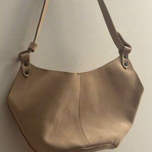 Beige Suede Handbag